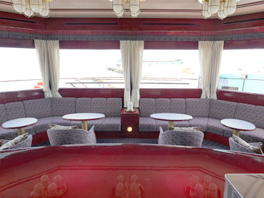 ゆったりとしたソファ